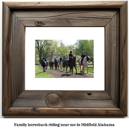 family horseback riding near me in Midfield, Alabama